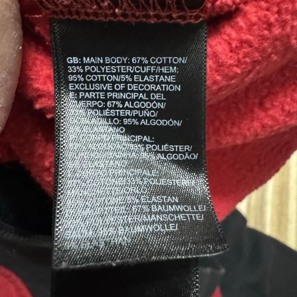 North Face Pullover Mens S Red Black Alphabet City 1/4 T Snap Fleece Outdoor‎